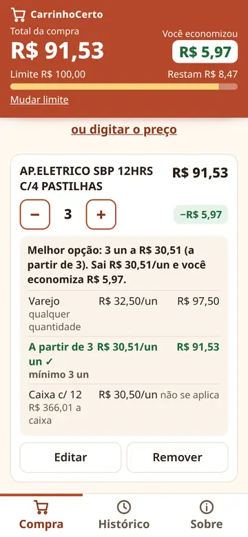 Limite de gastos